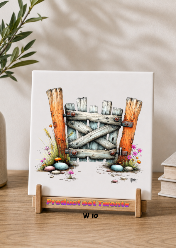 10 Tegeltjes Whimsical farm