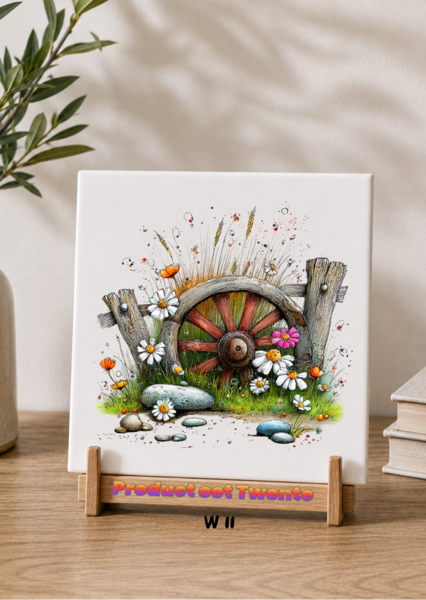 11 Tegeltjes Whimsical farm