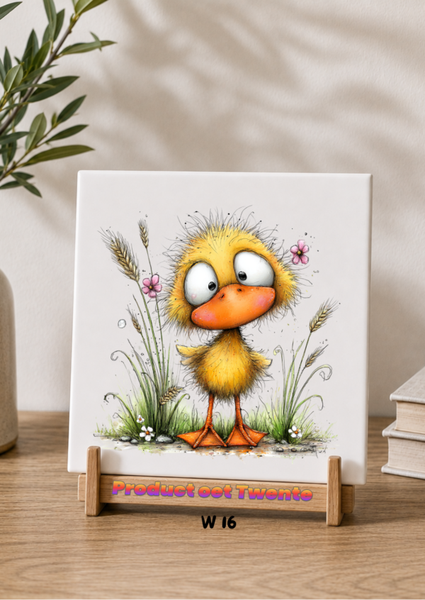 16 Tegeltjes Whimsical farm