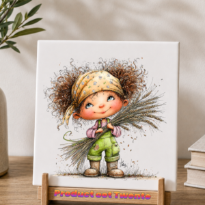 19 Tegeltjes Whimsical farm