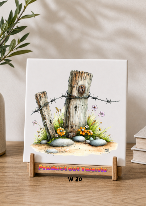 20 Tegeltjes Whimsical farm