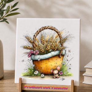 24 Tegeltjes Whimsical farm