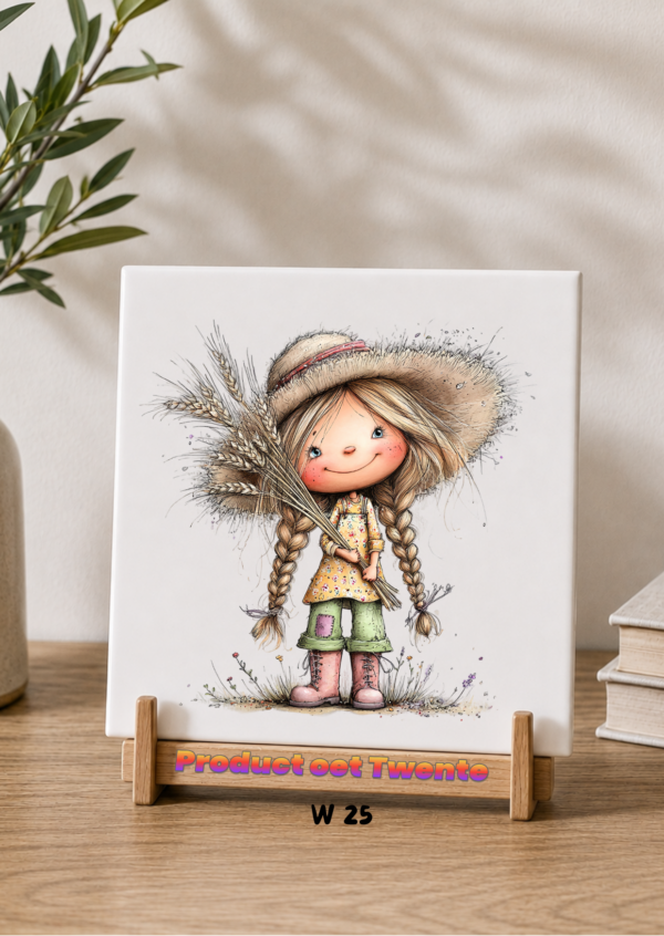 25 Tegeltjes Whimsical farm