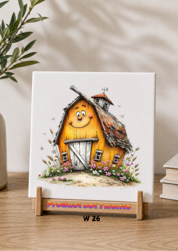 26 Tegeltjes Whimsical farm