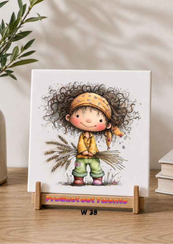 38 Tegeltjes Whimsical farm