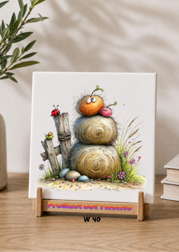40 Tegeltjes Whimsical farm