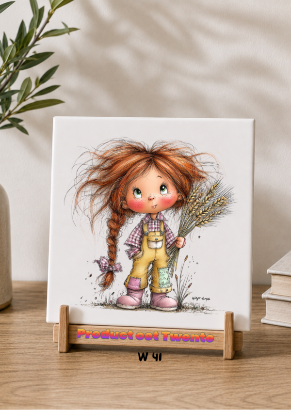 41 Tegeltjes Whimsical farm