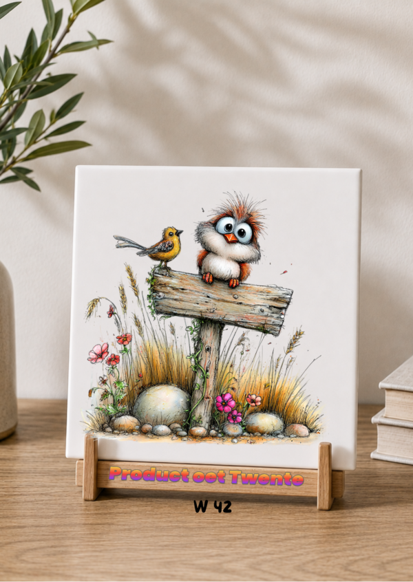 42 Tegeltjes Whimsical farm