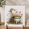 8 Tegeltjes Whimsical farm